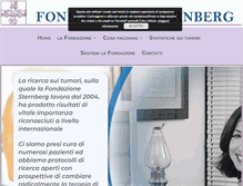 Tablet Screenshot of fondazionesternberg.com